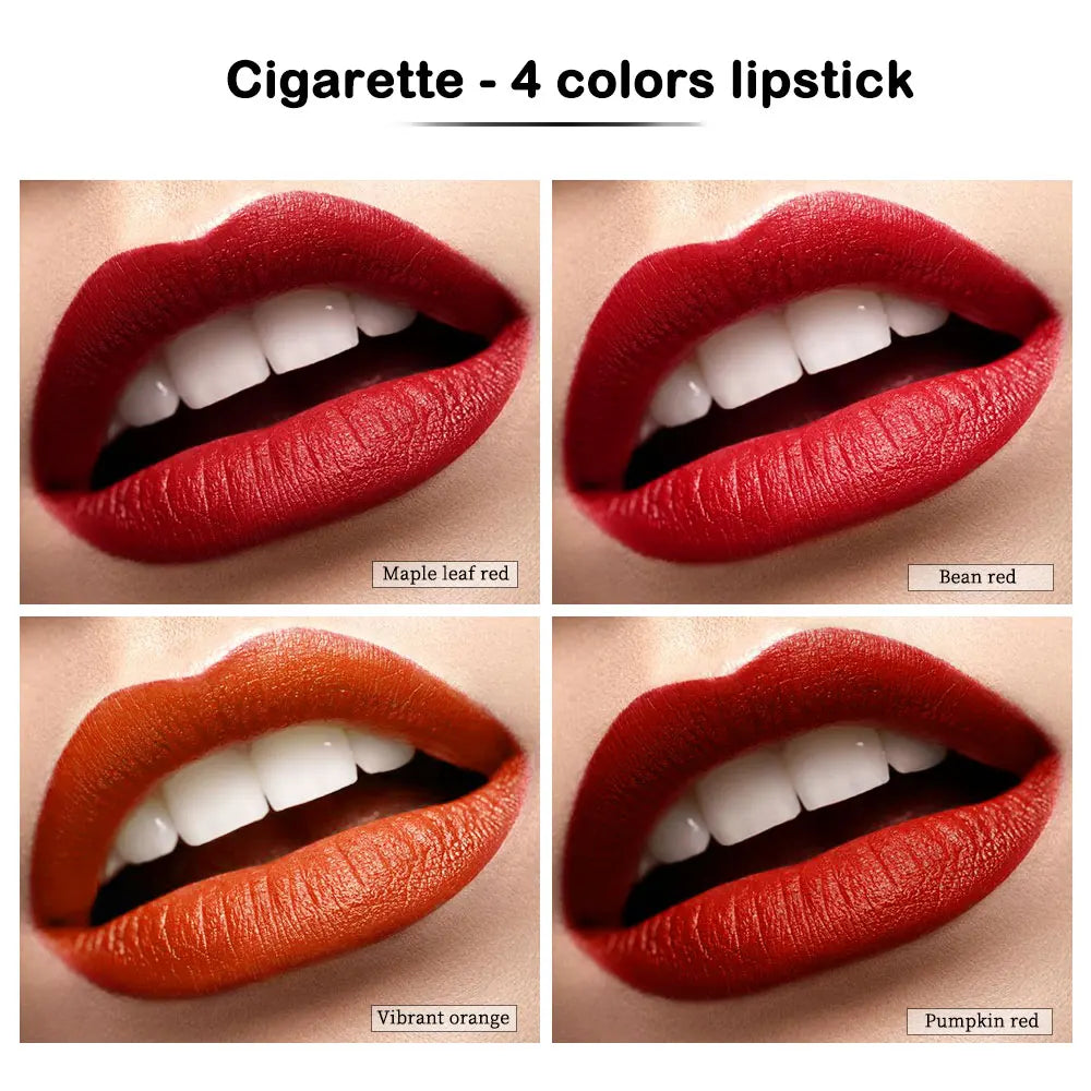 Organic 4-Lasting Stick Waterproof Lip Set -Perfect Valentine's Day Gift for Her.