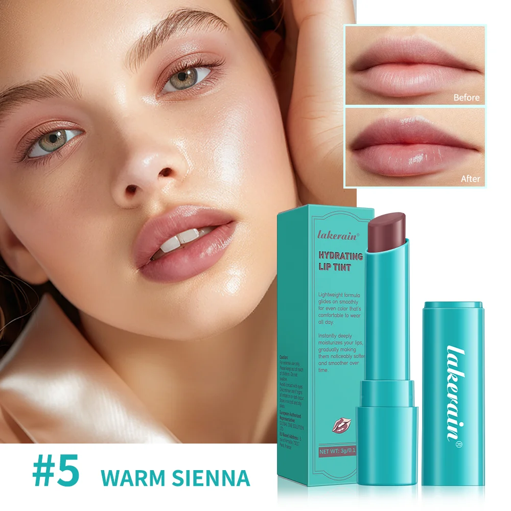 Organic Jelly Solid Lip Tint Cute Hydrating Mirror Red Brown Lipstick Clear Moisturizing Lips Tint Nature Nude Korea Lip Makeup Cosmetic
