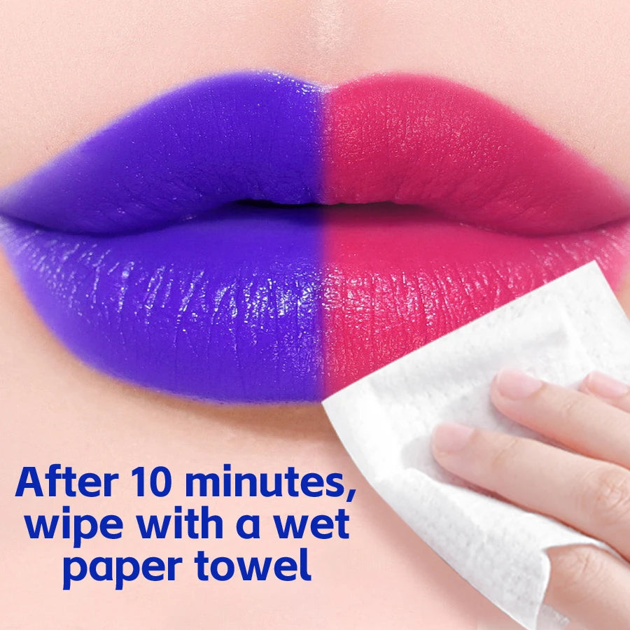 Blue Rose Lipstick Temperature Color Changing lipstic Moisturizing Female Makeup products Sexy Lip tint Gloss Shiny Lipsticks