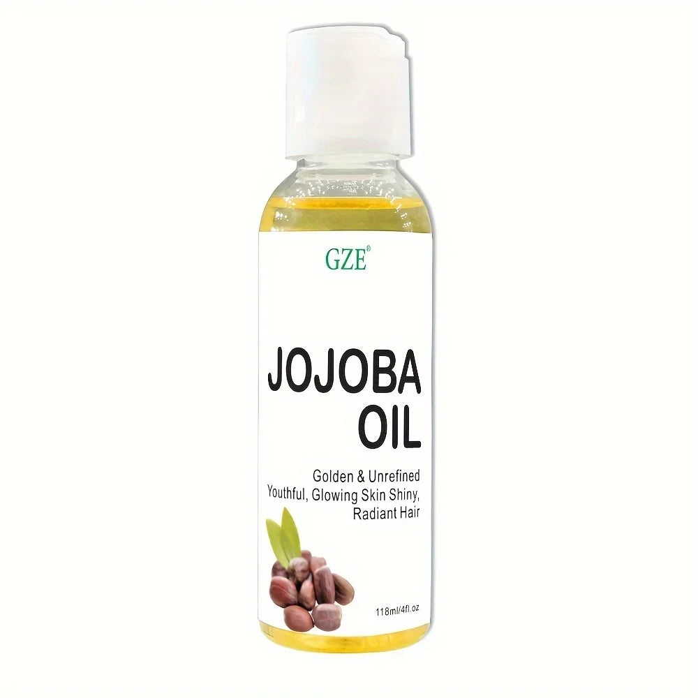 Organic Jojoba Oil, Pure Moisturizing Oil For Face, Hair, Skin & Nails | Natural Cold Pressed Hexane Free Carrier Oil
