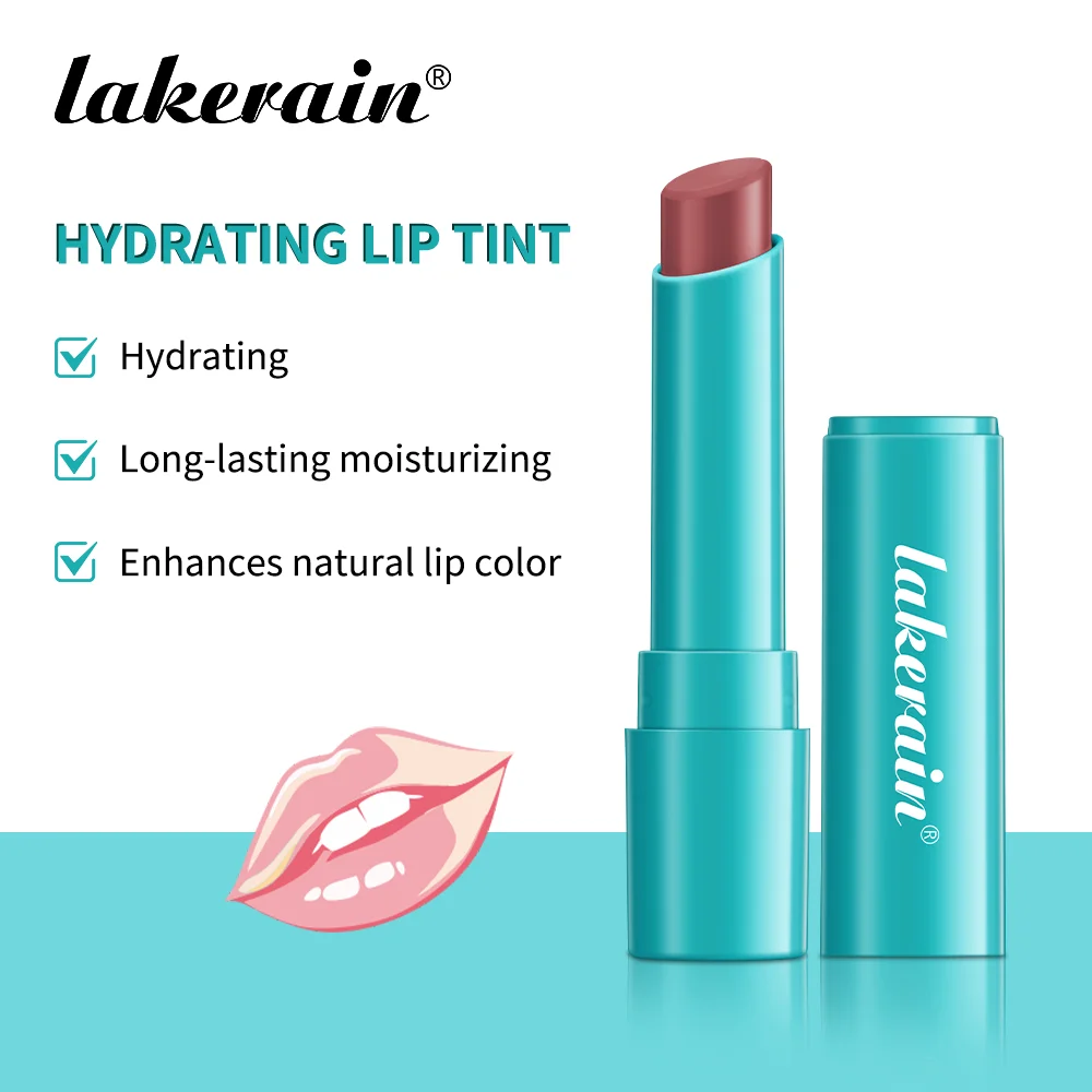 Organic Jelly Solid Lip Tint Cute Hydrating Mirror Red Brown Lipstick Clear Moisturizing Lips Tint Nature Nude Korea Lip Makeup Cosmetic
