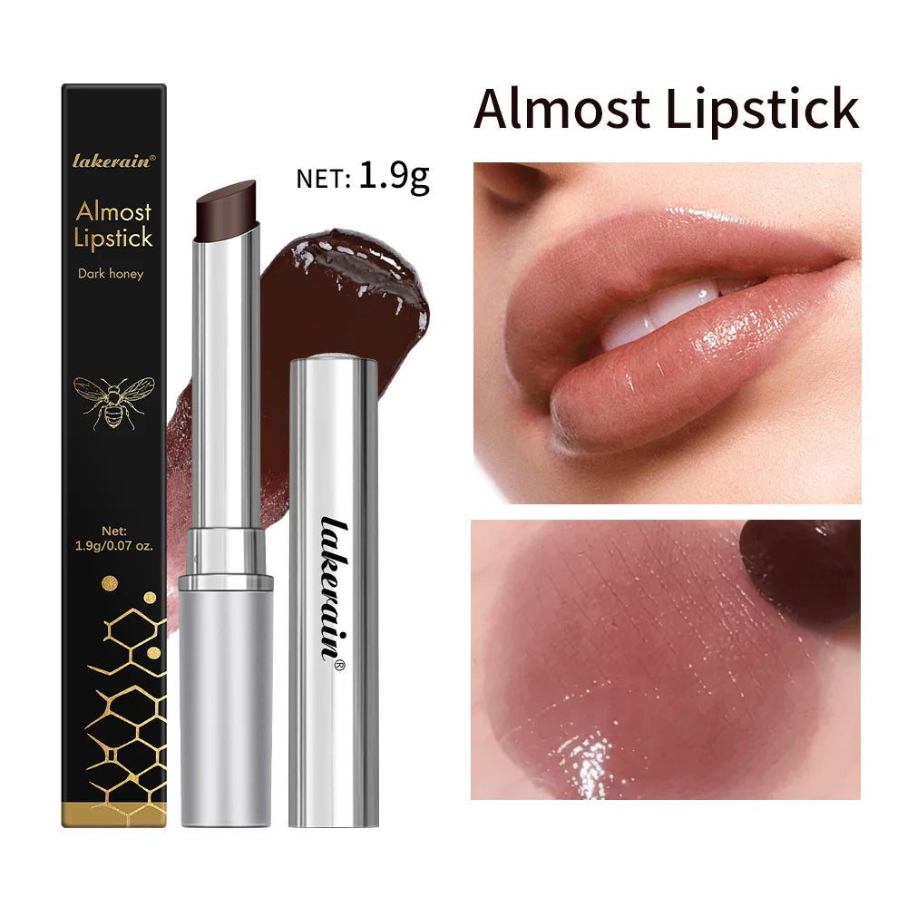 Organic Black Honey Lipstick Long Lasting Moisturizing Natural Lip Plumper Makeup Lip Plumping Gloss Cosmetics Exfoliating for Lip