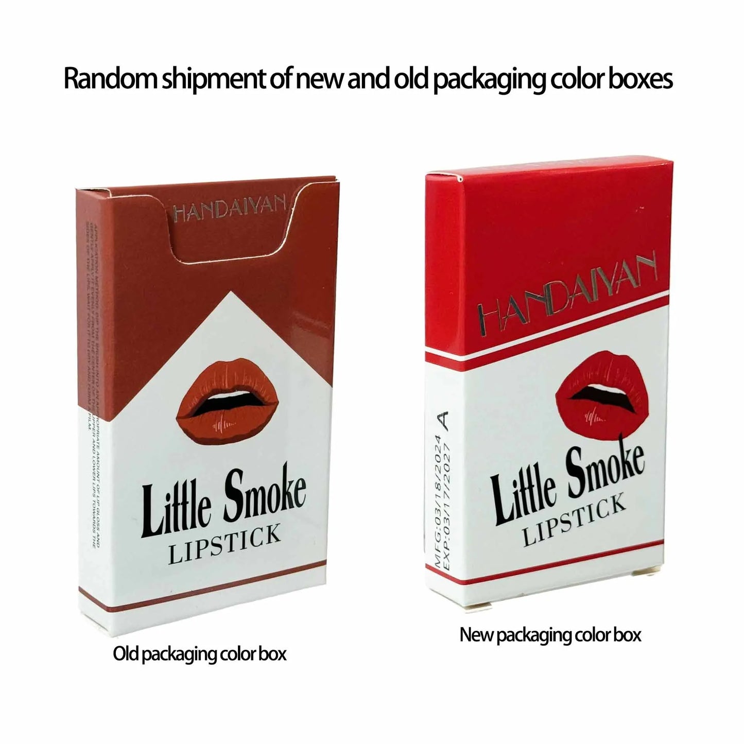Organic matte lipstick 4pcs/set velvet small cigarette lipstick set that is not easy to fade