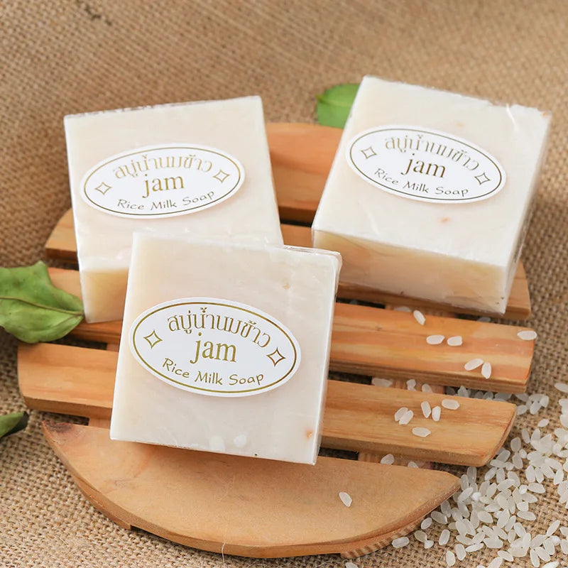 Organic Rice Milk Soap 65g Original Thailand import Rice Milk Soap soap goat milk soap Handmade soap for face