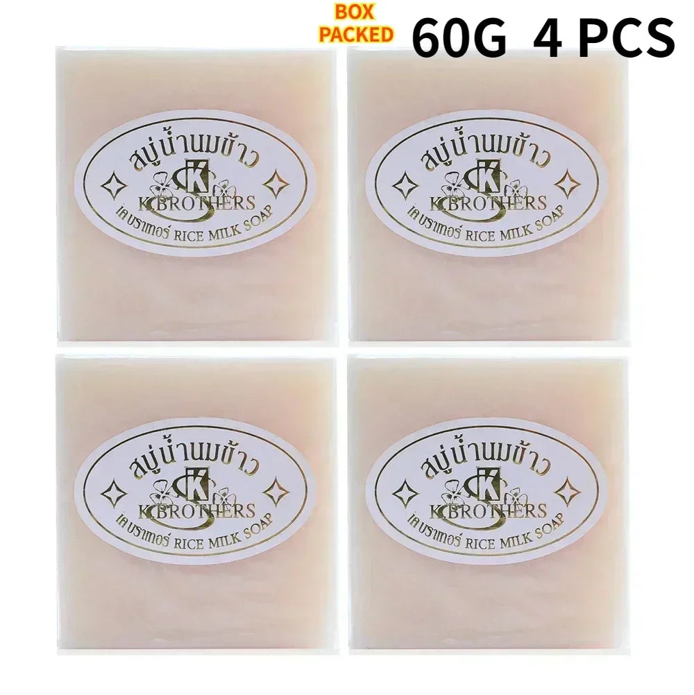 Organic Handmade JAM Rice Milk Goat Milk Soap Skin Lightening Beauty Soap