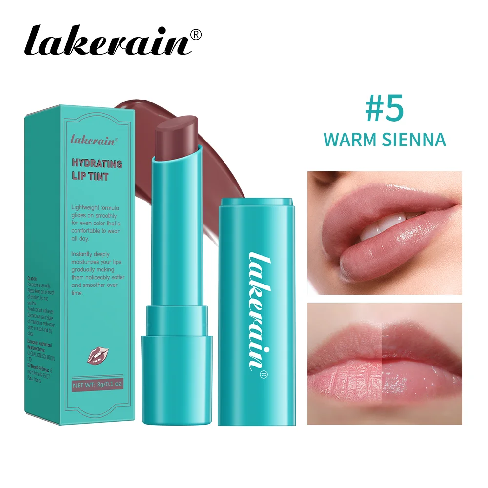 Organic Jelly Solid Lip Tint Cute Hydrating Mirror Red Brown Lipstick Clear Moisturizing Lips Tint Nature Nude Korea Lip Makeup Cosmetic