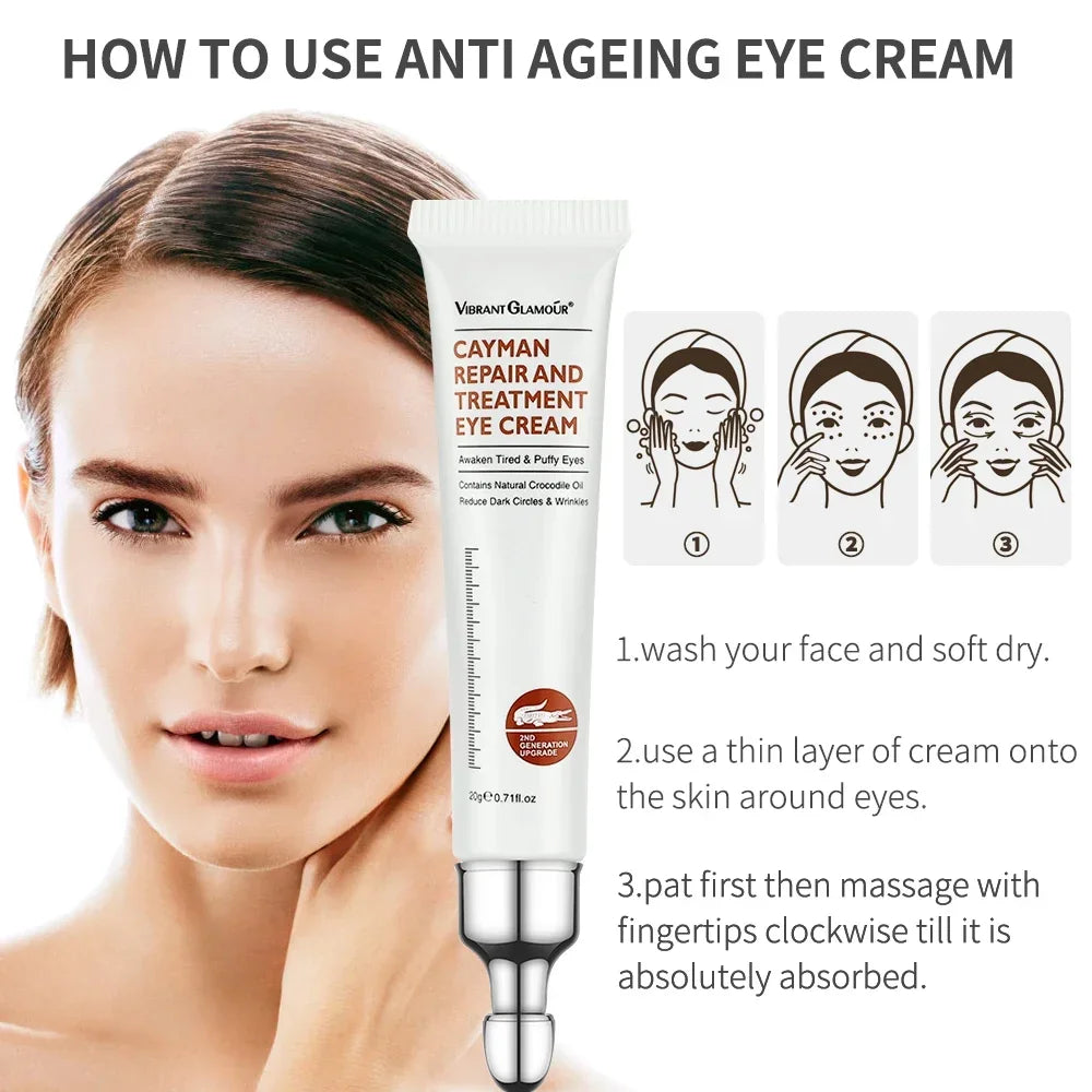 Organic Peptide Collagen Eye Cream Anti-Wrinkle Anti-Age Remove Dark Circles Eye Care Against Puffiness And Bags Hydrate Eye Care Cream
