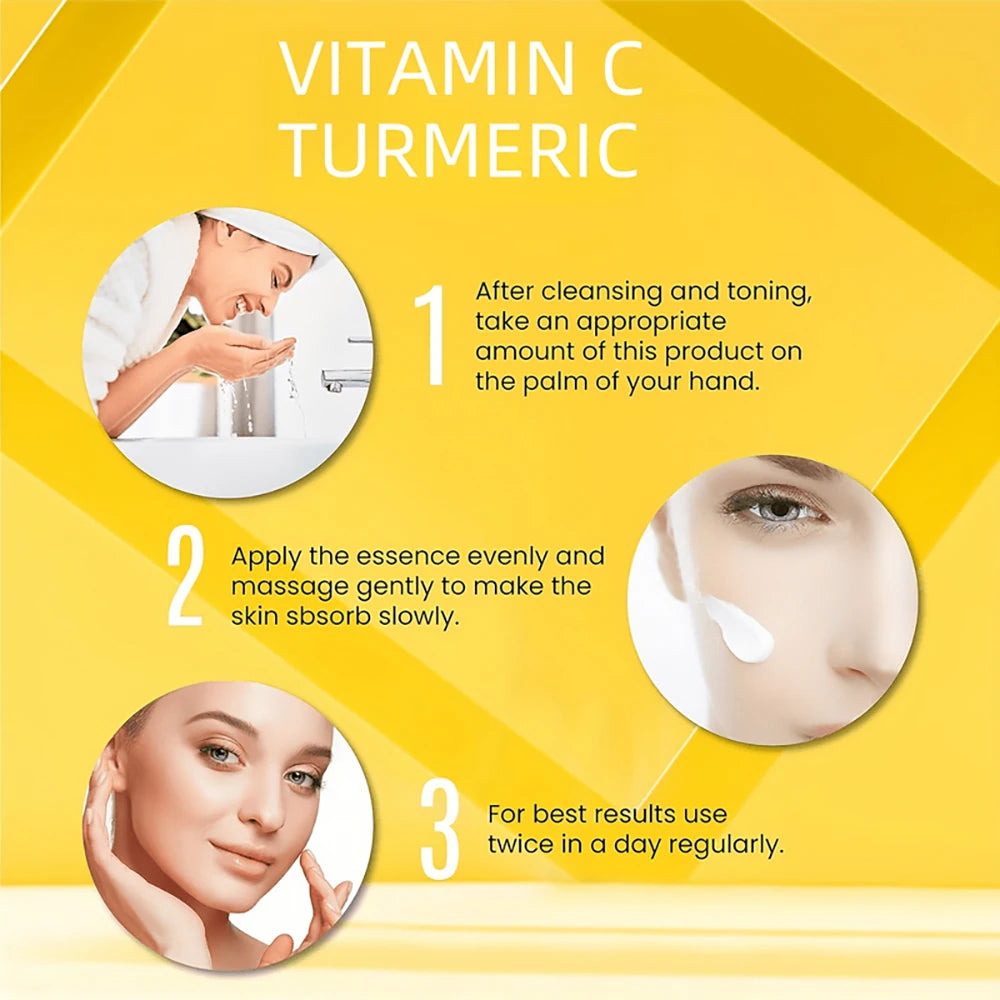Organic Turmeric Vitamin C Face cream Retinol Moisturizing Firming Hyaluronic Lightening Repairing Smooth Skincare Whitening Creams