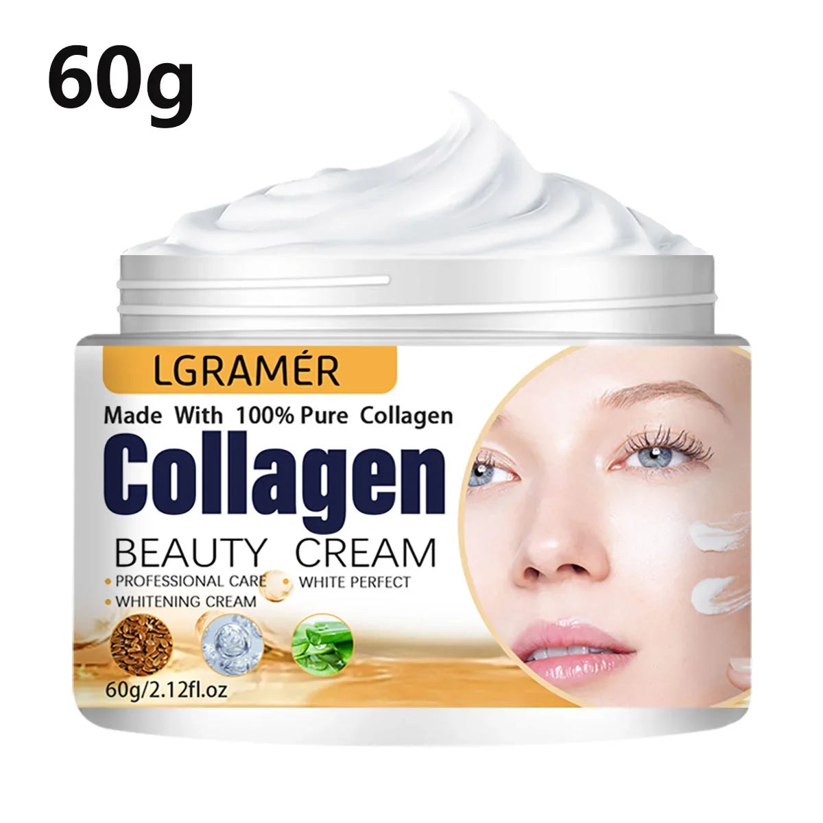 Organic Anti Wrinkle Cream Eye Cream Face Moisturizer Anti Aging Face Lifting Nourishing Repair Collagen Boost Cream Korean Essence