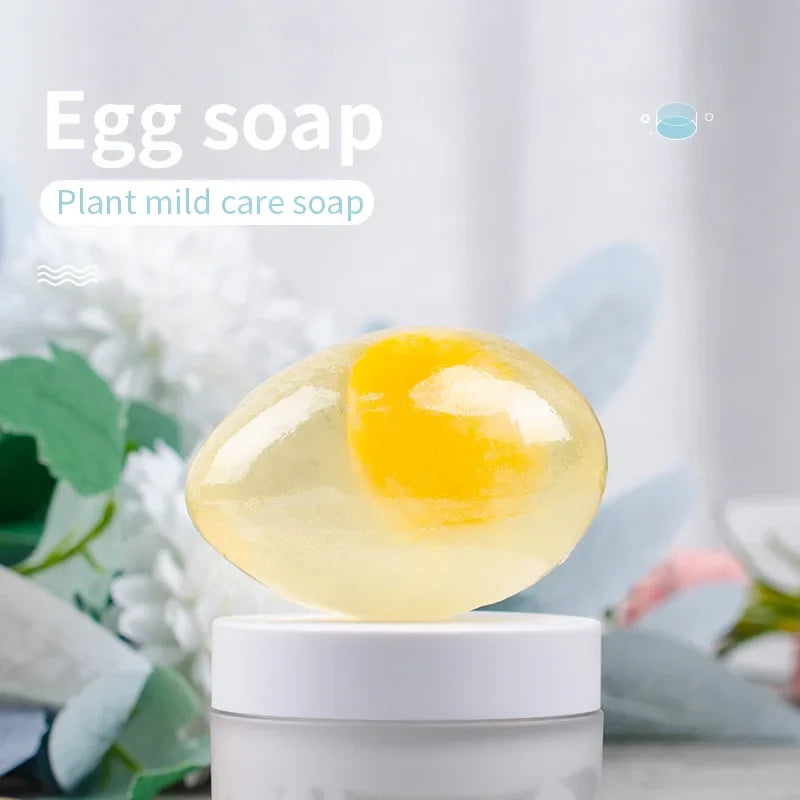 Organic Natural Collagen Egg Soap 80g Wholesale Collagen Bath Soap Bar Cleaning Hydrating Moisturizing Soap