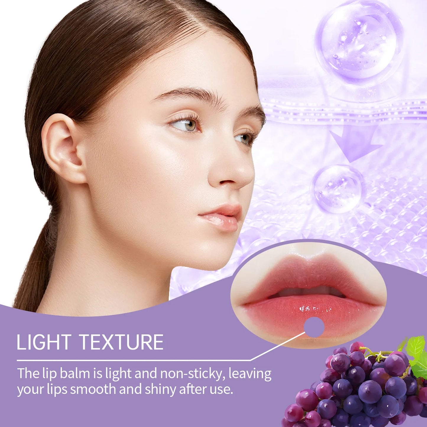 Organic Natural Fruit Lip Balm Moisturize Nourishing Long Lasting Hydrating Refreshing Sweet Tast Lipstick Plant Organic Care Cosmetics