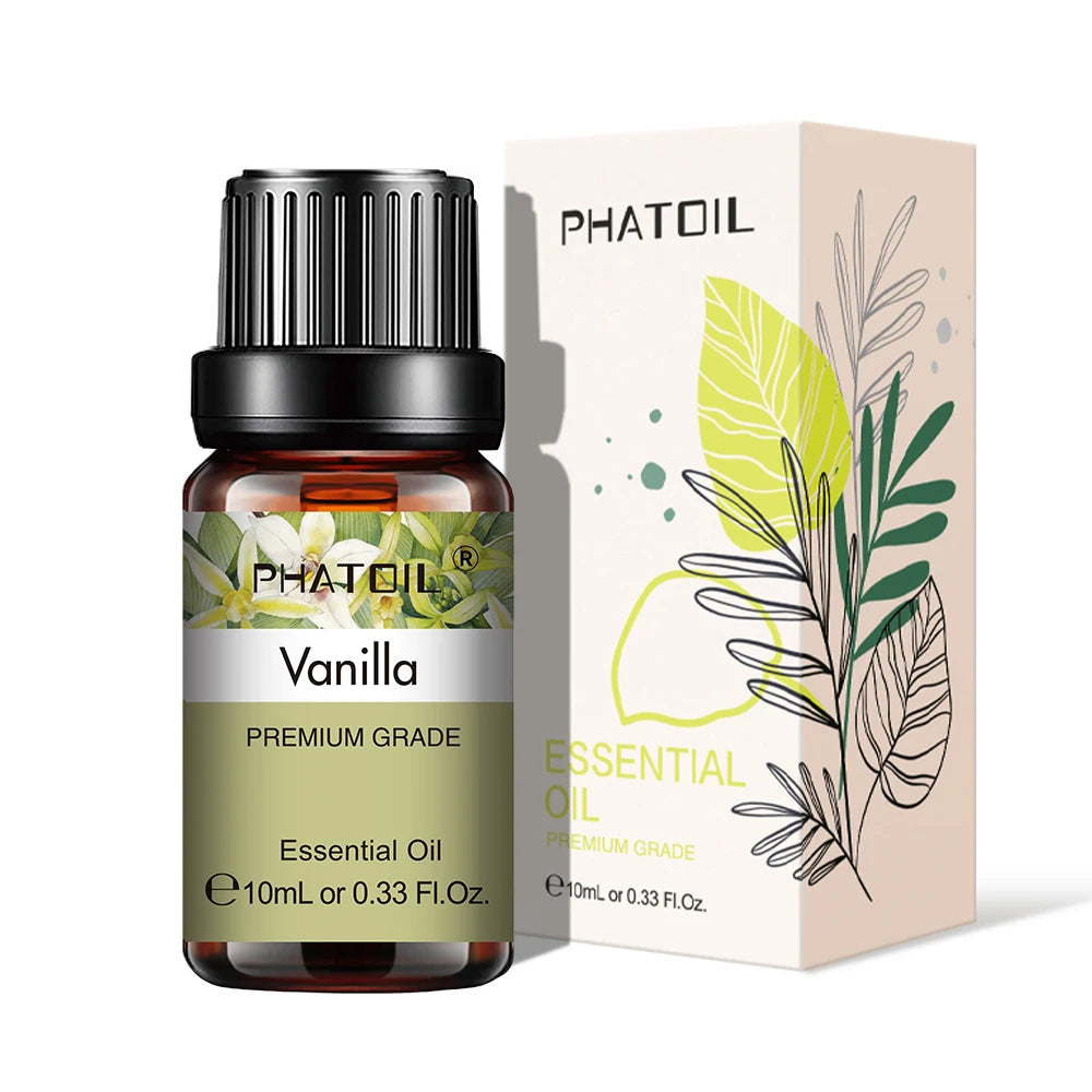 10ml Lavender Essential Oils Pure Natural for Diffuser humidifier Aromatherapy Jasmine Vanilla Aroma Oil for Skin Care, DIY Soap