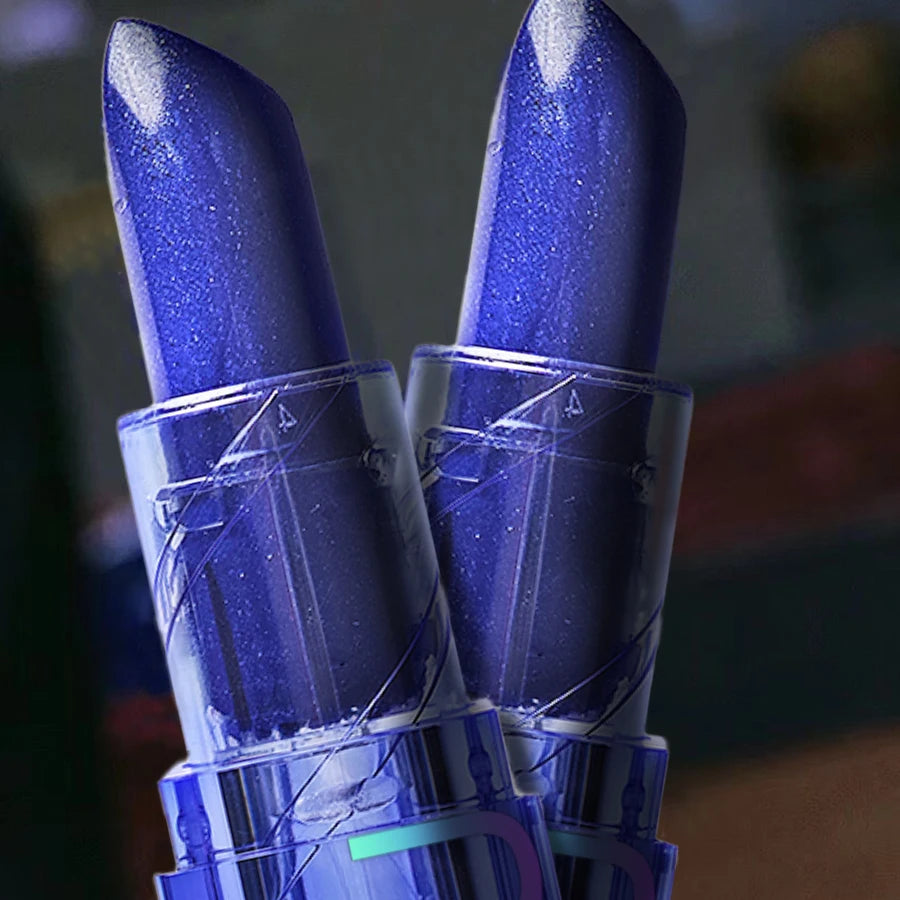 Blue Rose Lipstick Temperature Color Changing lipstic Moisturizing Female Makeup products Sexy Lip tint Gloss Shiny Lipsticks
