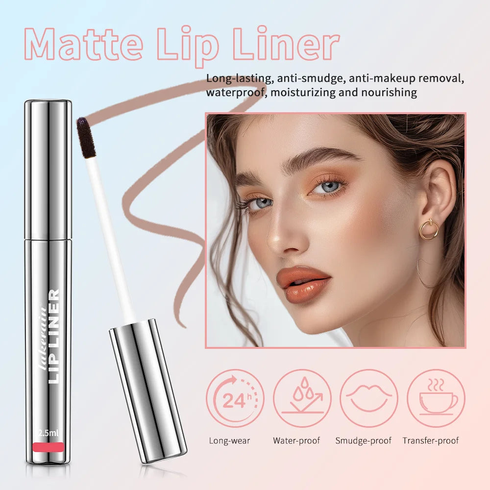 Organic waterproof Lip Liner Peel Off Tattoo