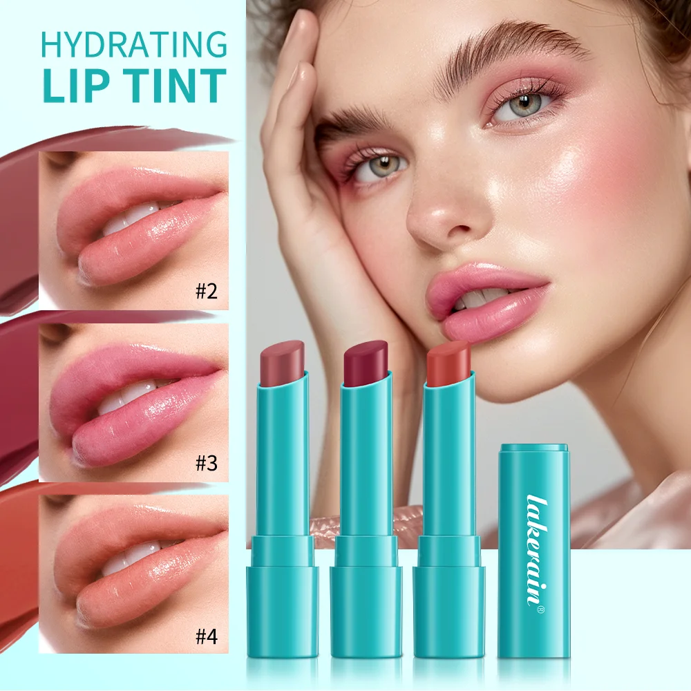 Organic Jelly Solid Lip Tint Cute Hydrating Mirror Red Brown Lipstick Clear Moisturizing Lips Tint Nature Nude Korea Lip Makeup Cosmetic