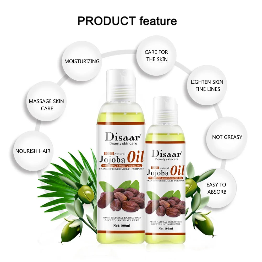 100ml Natural Organic Jojoba Oil Massage
