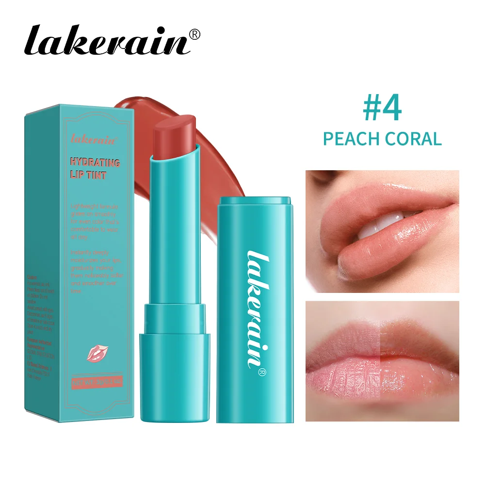 Organic Jelly Solid Lip Tint Cute Hydrating Mirror Red Brown Lipstick Clear Moisturizing Lips Tint Nature Nude Korea Lip Makeup Cosmetic
