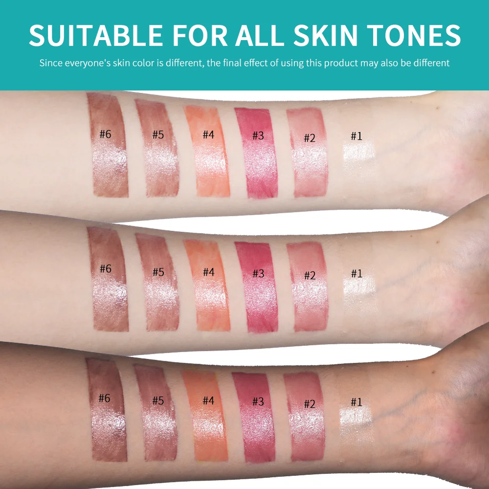 Organic Jelly Solid Lip Tint Cute Hydrating Mirror Red Brown Lipstick Clear Moisturizing Lips Tint Nature Nude Korea Lip Makeup Cosmetic