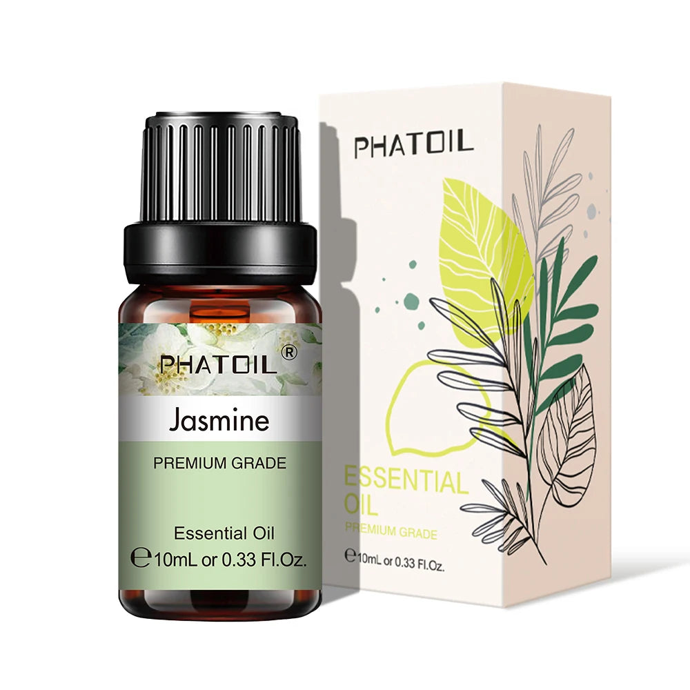 10ml Lavender Essential Oils Pure Natural for Diffuser humidifier Aromatherapy Jasmine Vanilla Aroma Oil for Skin Care, DIY Soap