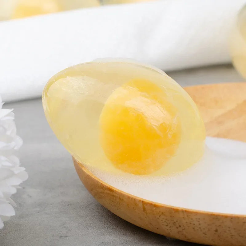 Organic Natural Collagen Egg Soap 80g Wholesale Collagen Bath Soap Bar Cleaning Hydrating Moisturizing Soap