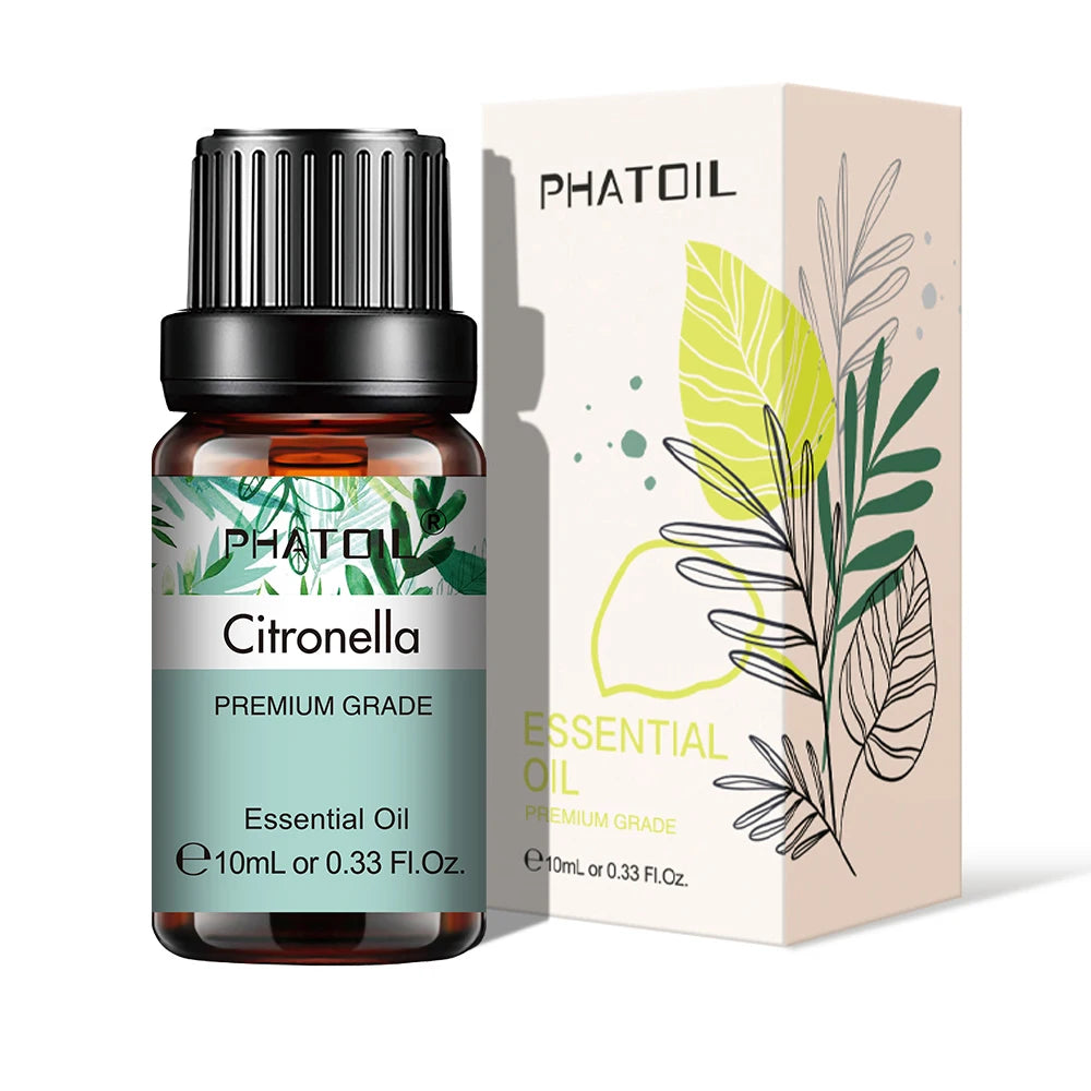 10ml Lavender Essential Oils Pure Natural for Diffuser humidifier Aromatherapy Jasmine Vanilla Aroma Oil for Skin Care, DIY Soap