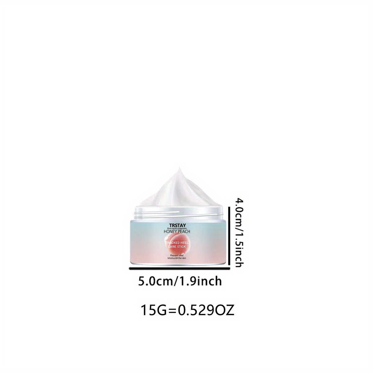 Peach Foot Cream, made from plant extracts, gently moisturizes and cares for hands and feet. Cleverly designed and consistently used, it leaves your feet soft and smooth