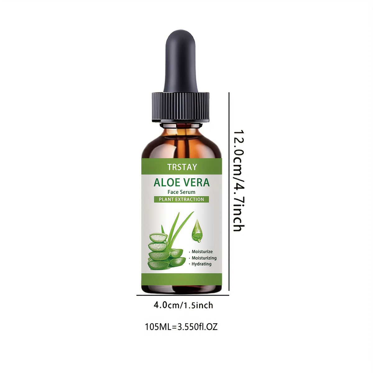 TRSTAY Aloe Vera Facial Essence with Plant Extract - Alcohol-Free Hypoallergenic Fragrance-Free Moisturizing Toner for All Light Beige Types, Soothes Irritation & Promotes Hydration, Aloe Vera Gel for Face, Skinsoothing Toner