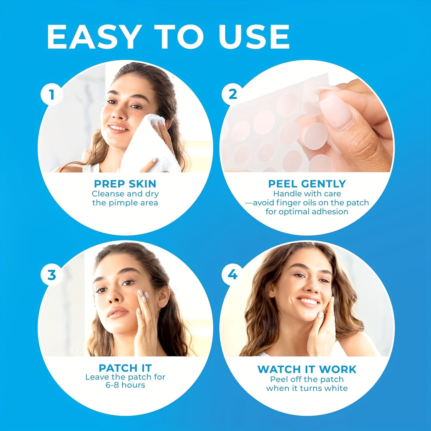 40/120/200/320pcs Pimple Patches for Face, Patches with Tea Tree Oil, Pimple Patch Pimple Stickers, Patch Dots, Pimple Patches for Face