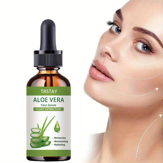 TRSTAY Aloe Vera Facial Essence with Plant Extract - Alcohol-Free Hypoallergenic Fragrance-Free Moisturizing Toner for All Light Beige Types, Soothes Irritation & Promotes Hydration, Aloe Vera Gel for Face, Skinsoothing Toner
