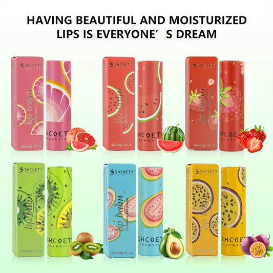 Moisturizing Lip Balm | Long-Lasting Hydration & Glossy Finish | Multi-Color Shades for All Light Beige Types | Fragrance-Free, Non-Sticky Formula | Suitable for Oily Light Beige | Ideal for Daily Use, Glossy Lip Finish | She