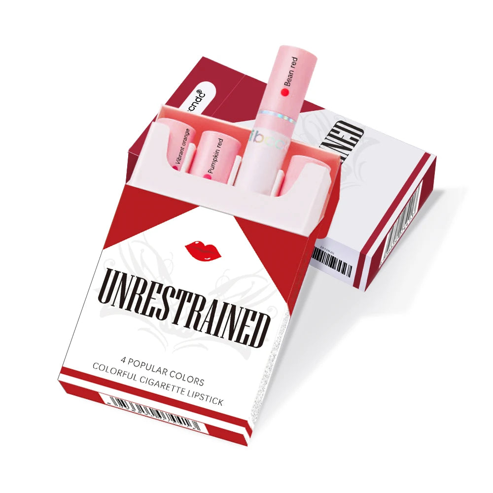Organic 4-Lasting Stick Waterproof Lip Set -Perfect Valentine's Day Gift for Her.