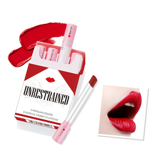 Organic 4-Lasting Stick Waterproof Lip Set -Perfect Valentine's Day Gift for Her.