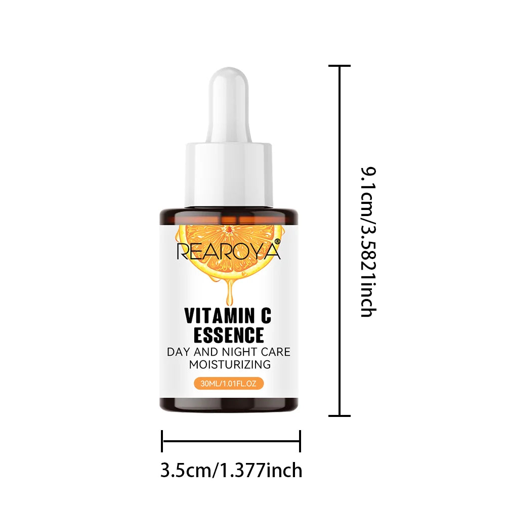 Organic Vitamin C Face Essence Lifting Firming Fade Fine Lines Whitening Brighten Moisturizing Nourish Day and Night Cream Skin Care