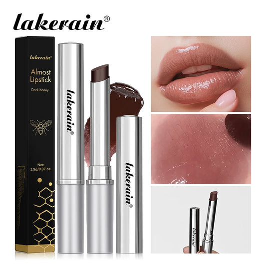 Organic Black  Honey Lipstick Long Lasting Moisturizing Natural Lip Plumper Makeup Lip Plumping Gloss Cosmetics Exfoliating for Lip