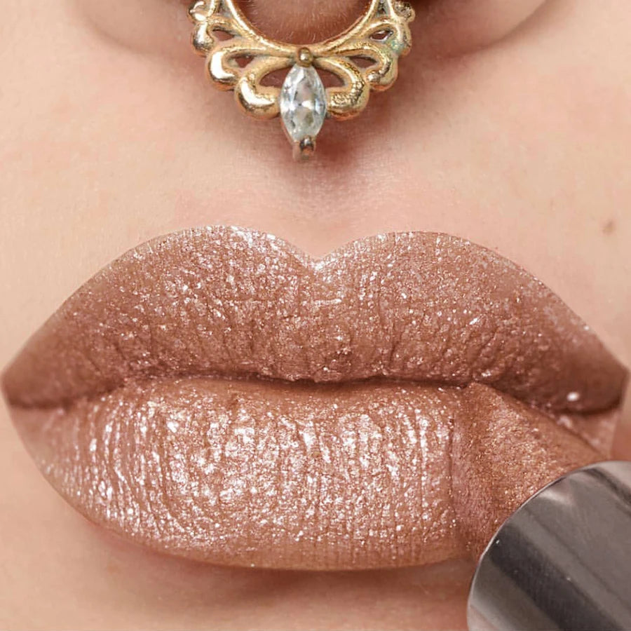 Organic 21Colors Bold & Intense Glitter Shiny Metallic Lipstick Pearlescent Lip Tint,Long Lasting Lip Senior Matte Lip Makeup Gifts for