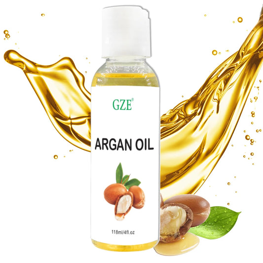 Organic Moroccan Argan Oil Pure Cold Pressed Virgin Premium Grade Moisturizer for Dry, Damaged Skin, Hair, Face, Body, Scalp