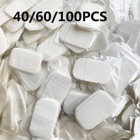 40/60/100 Pcs Organic Soap Paper Portable Hand Washing Slice Sheets Bath Travel Scented Foaming Soap Bath Clean Soap Tablets Bathroom
