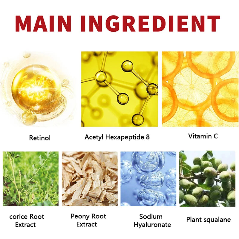 Organic Retinol Collagen Facial Care Moisturizing Cream Deep Hydration  Suitable for dry Aging Face Cream Moisturizing Skin Repair.