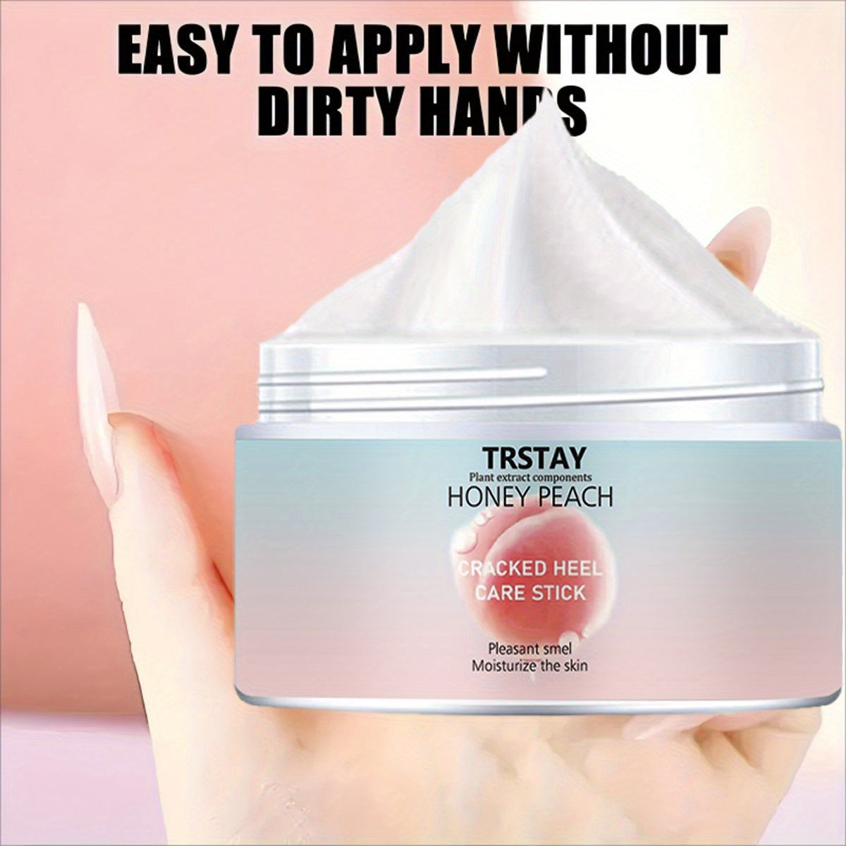 Peach Foot Cream, made from plant extracts, gently moisturizes and cares for hands and feet. Cleverly designed and consistently used, it leaves your feet soft and smooth