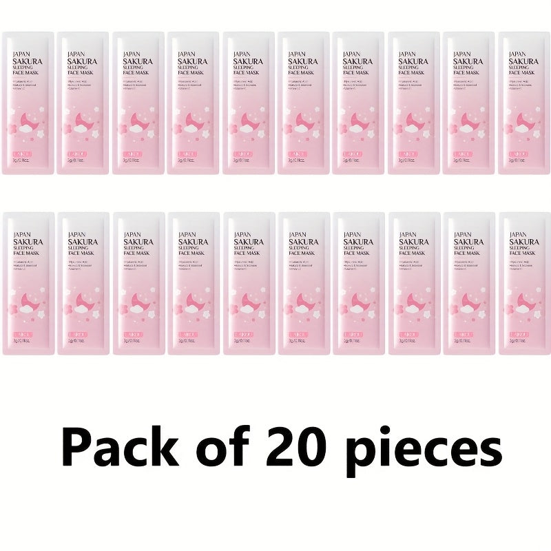 Cherry Blossom Sleeping Mask, a Travel Essential, Is a Leave-On, Overnight Hydration And Moisturizing Treatment That Brightens And Firms The Skin, Enhancing Complexion. It'S Available in a Portable Travel Size.