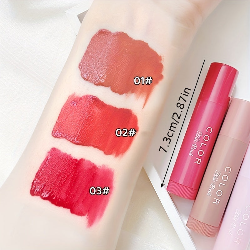 1PC/3PCS HAIPINK Moisturizing Lip Balm Lipstick Moisturizing and Soothing Lip Lines and Preventing Chapped Lips